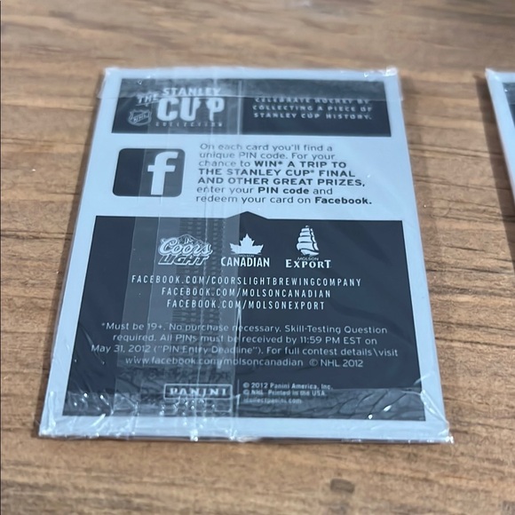 Brand New in Sealed Package - 2011/2012 Panini Molson Canadian Stanley Cup Cards - Picture 6 of 10